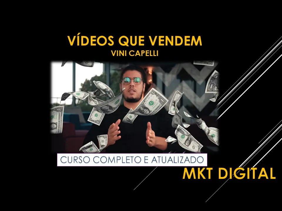 Capa: Vini Capelli: Baixar Curso Completo Videos que Vendem