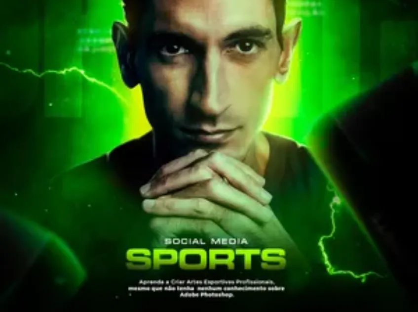 Capa: Social Media Sports: Baixe o Curso de Design Gráfico Rápido!