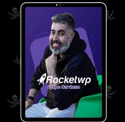 Capa: RocketWP Felipe Cardozo: Baixe Agora o Curso Completo!