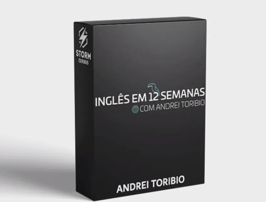 Capa: Inglês em 12 Semanas: Baixar Curso Andrei Toríbio Completo