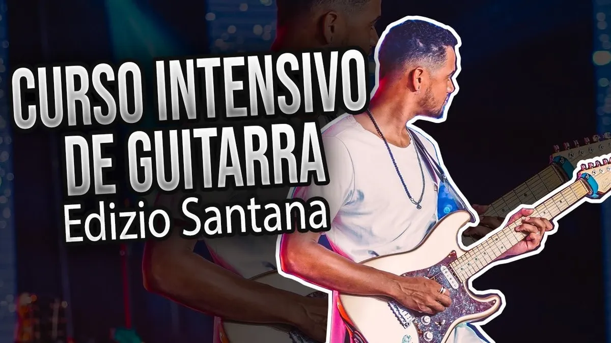 Capa: Baixar Curso Intensivo de Guitarra Edizio Santana | Download Completo