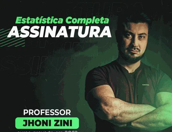 Capa: Estatística para Concursos Jhoni Zini: Download Completo