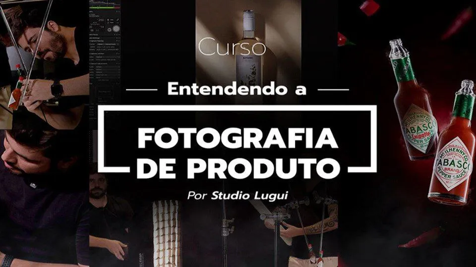 Capa: Fotografia de Produto Studio Lugui: Baixar Curso Completo