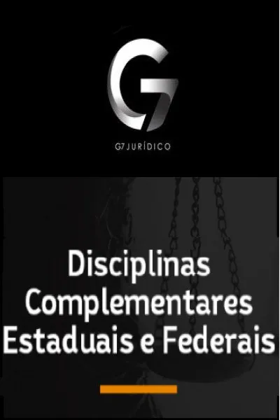Capa: Disciplinas G7 Jurídico: Baixe Conteúdo Essencial para OAB e Concursos!