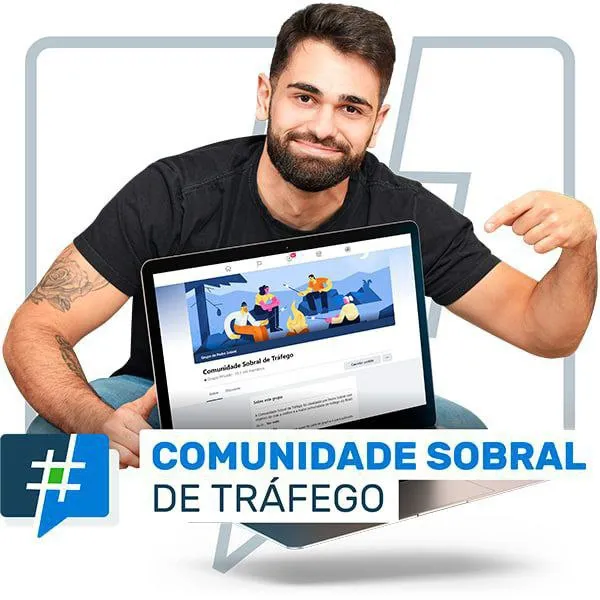 Capa: Comunidade Sobral Tráfego: Baixar Curso Completo Pedro Sobral Agora!