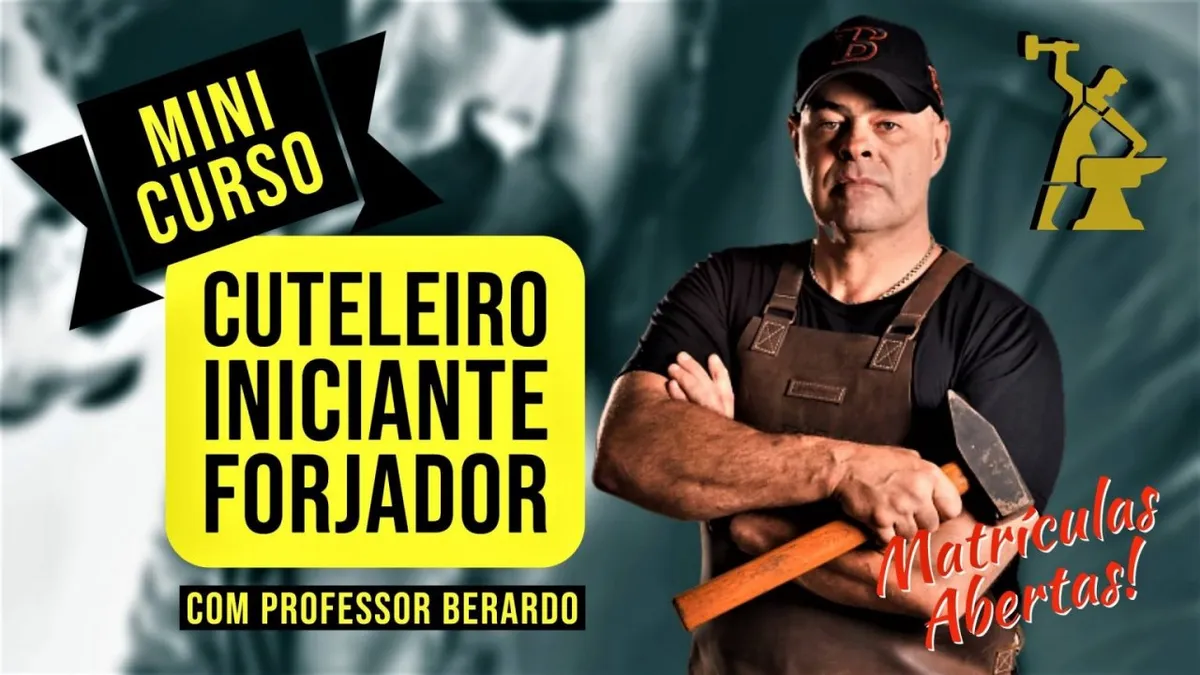 Capa: Mini Curso Cuteleiro Forjador Berardo: Baixar Agora!