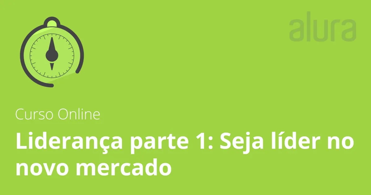 Capa: Liderança no Novo Mercado Alura: Baixe Agora!