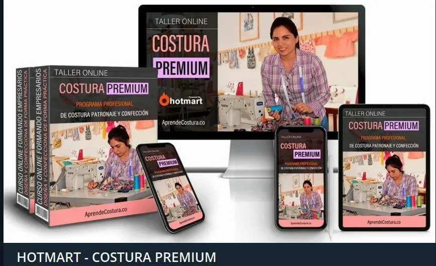 Capa: Hotmart: Baixe Agora Curso Costura Premium Completo + Acesso Rápido