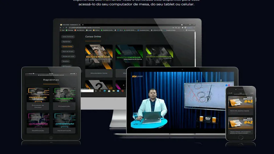 Capa: Academia do Vendedor Download: Curso Completo e Imediato