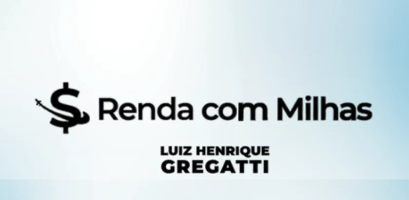Capa: Renda com Milhas Luiz Gregatti: Baixar Treinamento Completo