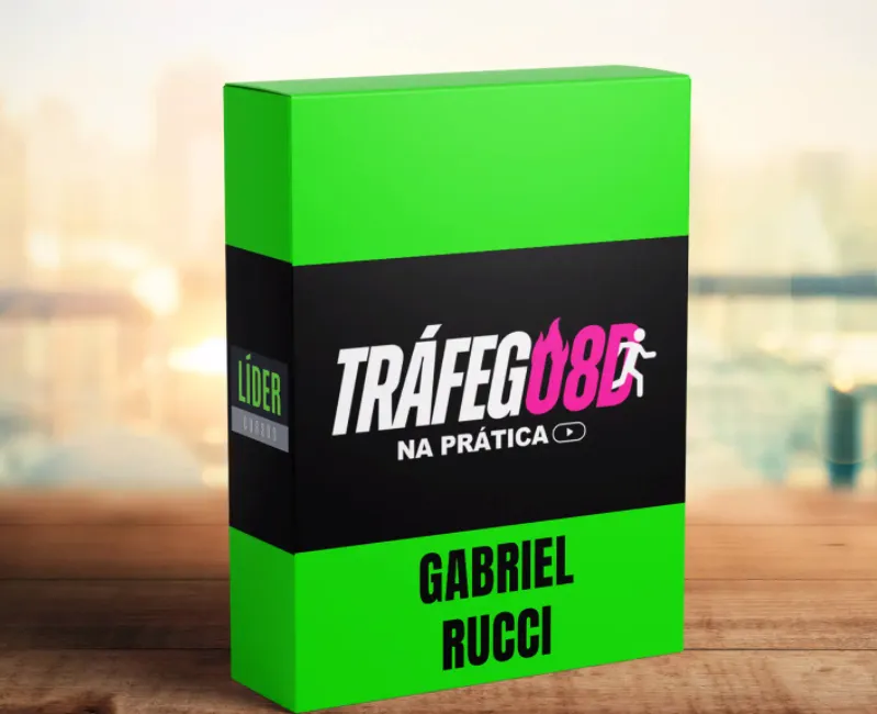 Capa: Baixar Tráfego 8D Gabriel Rucci: Domine Lançamentos e Converta Mais
