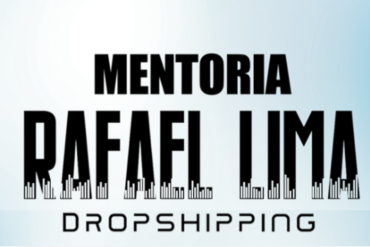 Mentoria Rafael Lima: Rafael Lima em frente a um gráfico de crescimento exponencial, simbolizando sucesso em dropshipping