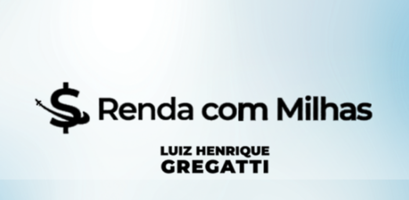 Luiz Gregatti apresentando o curso Renda com Milhas com um fundo de milhas aéreas e viagens
