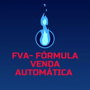 Banner visualmente atraente do curso FVA Formula das Vendas Automáticas com ícones de automação e vendas online.
