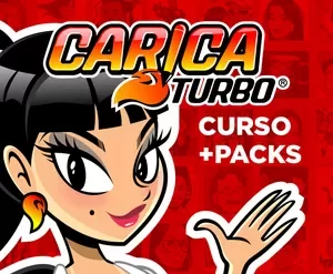 Caricaturbo 2021 Elite: Curso de caricaturas rápidas com moldes e realismo para faturar dinheiro online.