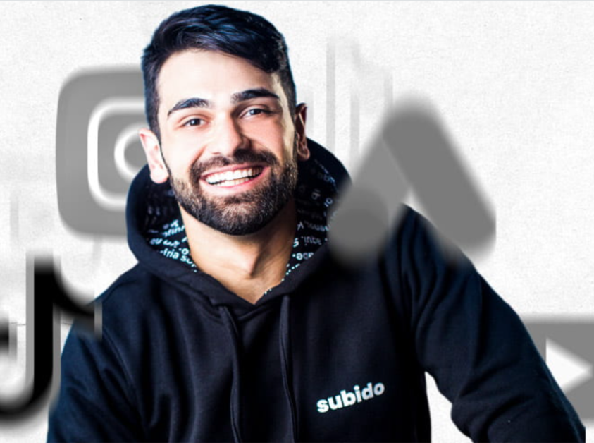 Capa do curso Desafio Anúncios Online de Pedro Sobral com ícones de marketing digital