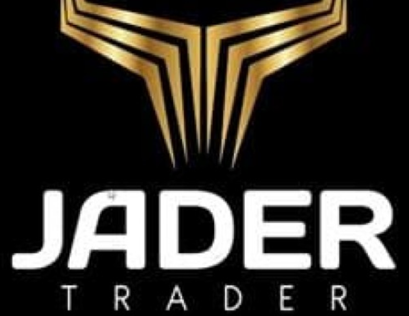 Logo da Mentoria T8 Trader Jader com elementos gráficos de mercado financeiro e sucesso
