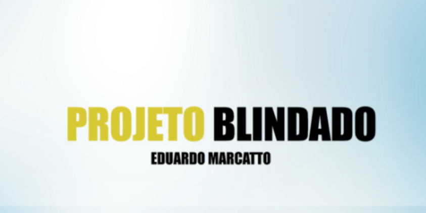 Eduardo Marcato explicando o método Projeto Blindado para gestão de empresas