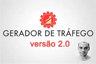 Capa do curso Gerador de Tráfego com logo do Google e gráficos de crescimento