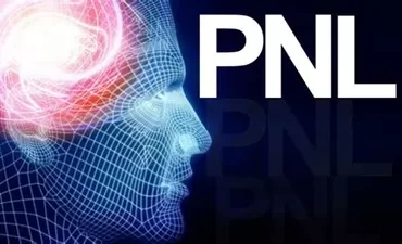 Banner visualmente atraente com o título 'Curso PNL Programação Neurolinguistica: Baixe Agora' e ícones representando transformação mental e sucesso.