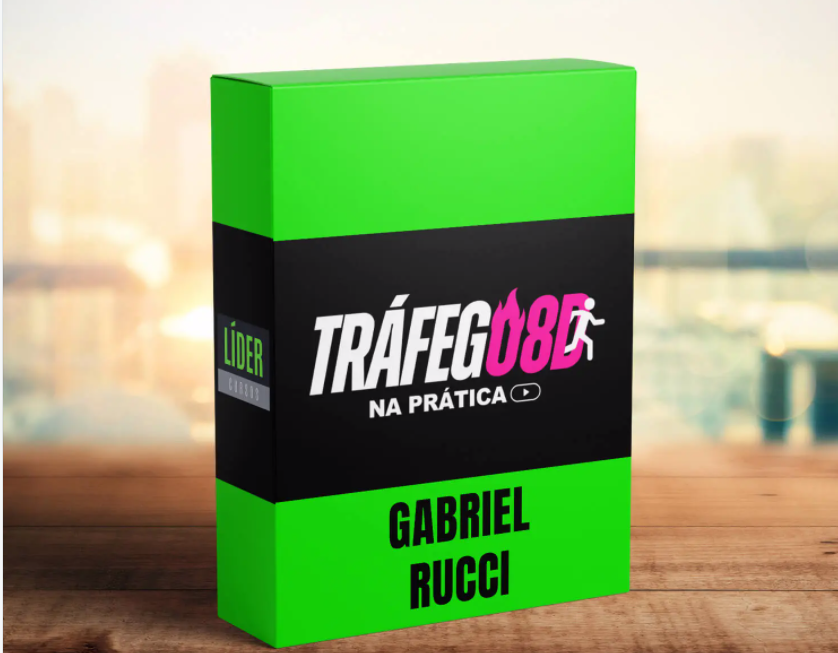 Capa do curso Tráfego 8D de Gabriel Rucci em alta resolução