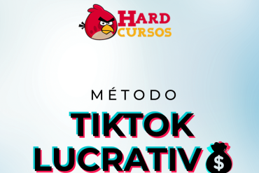 Banner do curso Método TikTok Lucrativo Mustache com elementos de monetização e redes sociais