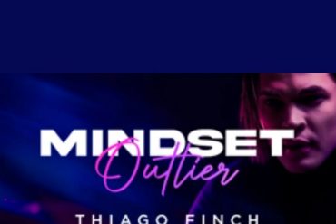 Capa do curso Mindset Outlier de Thiago Finch com foco em crescimento e sucesso pessoal