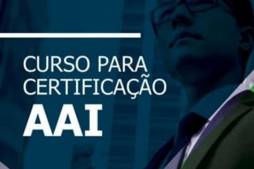Capa do Curso Preparatório AAI de Guilherme Almeida com ícones de download e certificação