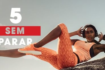 Capa do curso 5 Dias Sem Parar BTFIT em alta resolução, mostrando um atleta em pose de desafio com o logo BTFIT proeminente.