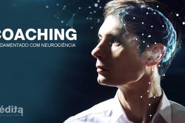 Capa do curso Neurociência Aplicada ao Coaching com ícones de cérebro e gráfico de crescimento, em alta resolução.