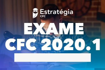 Capa do curso CFC 2020.1 Estratégia Concursos com foco em download e aprovação