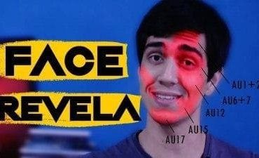 Vitor Santos ensinando detecção de microexpressões faciais em curso online