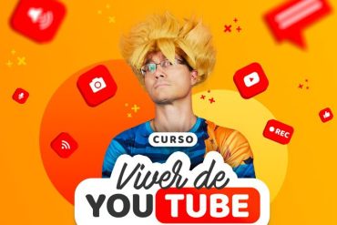 Capa do curso Audiovisual de Peter Jordan (Ei Nerd!) com ícones de câmera e play.