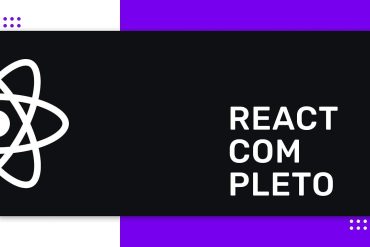 Curso React Completo Origamid: Desenvolvedor utilizando código React em tela de computador