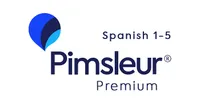 Capa do curso Pimsleur Espanhol 1-5 com destaque para download e fluência