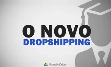 Capa do curso "O Novo Dropshipping" 2.0 por Iagor Gonçalves, com elementos gráficos que remetem a e-commerce e crescimento.