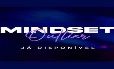 Homem confiante com mentalidade de sucesso, estudando estratégias de negócios.