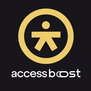 Capa do curso AccessBoost de Marcelo Sales com foco em acessibilidade digital e UX.